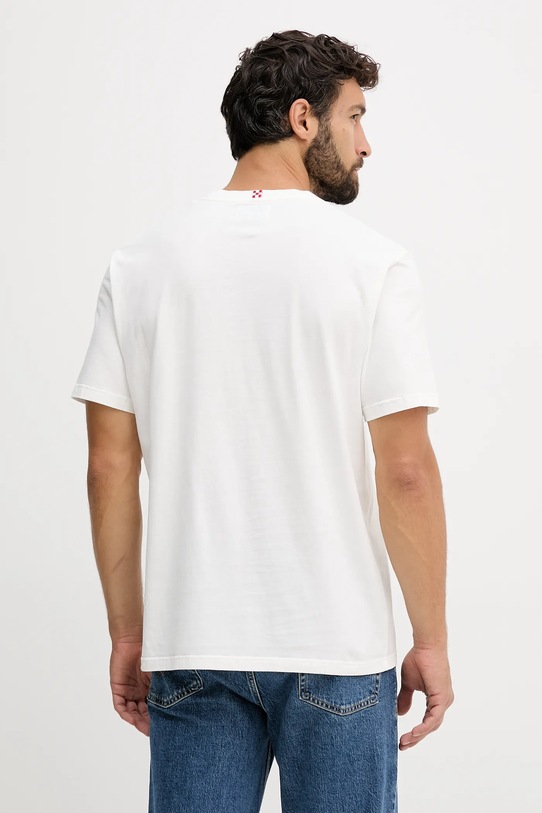 Odzież MC2 Saint Barth t-shirt bawełniany CONR0002 beżowy