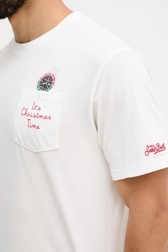 MC2 Saint Barth t-shirt bawełniany CONR0002 beżowy