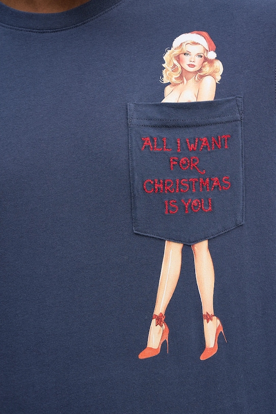 MC2 Saint Barth t-shirt bawełniany CONR0002 granatowy