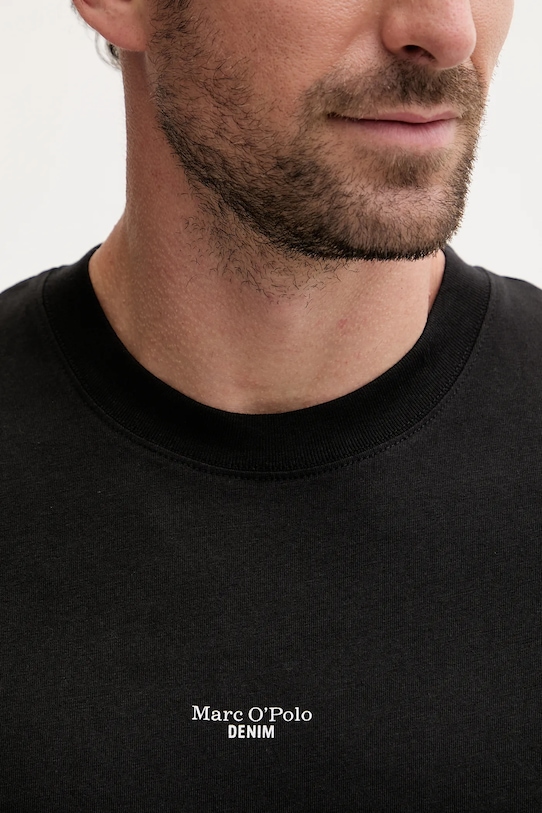 Marc O'Polo t-shirt bawełniany czarny 5000006275