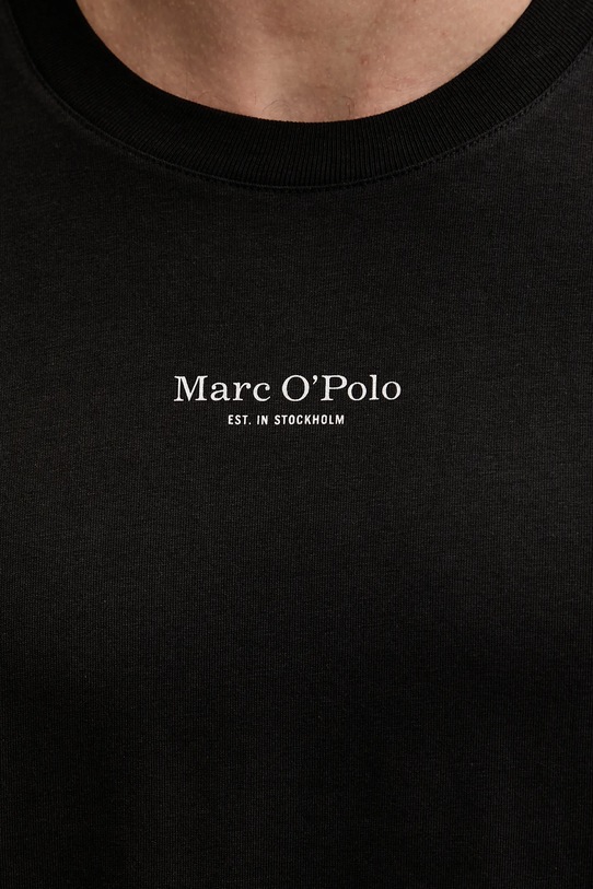 Marc O'Polo t-shirt bawełniany czarny B21201251382