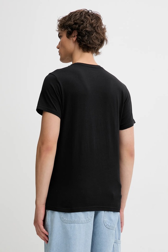 Odzież Von Dutch t-shirt bawełniany VD.1.TRC.AARON czarny