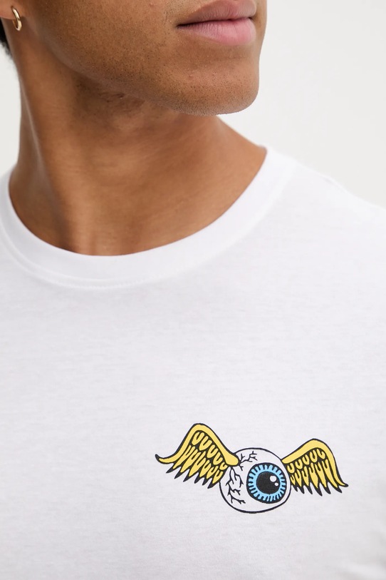Von Dutch t-shirt bawełniany VD.1.TSC.EYE biały