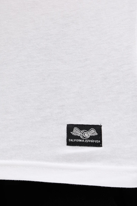 Von Dutch t-shirt bawełniany biały VD.1.TSC.FIRST
