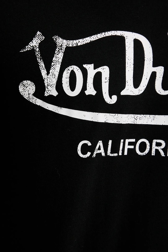 Von Dutch t-shirt bawełniany VD.1.TSC.FIRST czarny