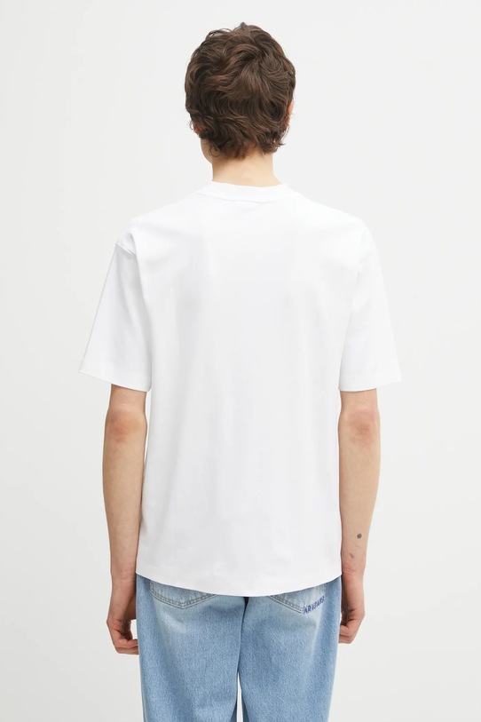 Odzież Drôle de Monsieur t-shirt bawełniany Le T-Shirt Slogan Classique PERM.TS202.CO002 biały