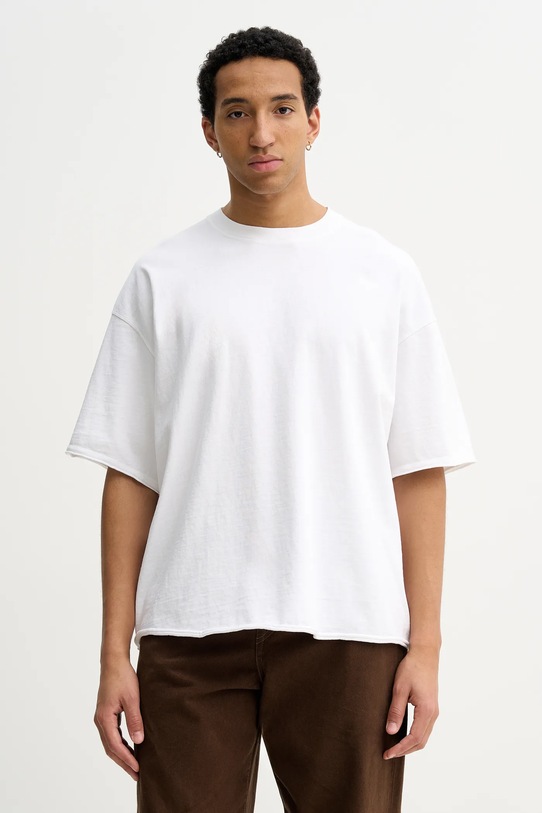 American Vintage t-shirt bawełniany bawełna biały MAFO02B