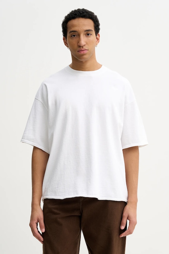 American Vintage t-shirt bawełniany bawełna biały MAFO02B