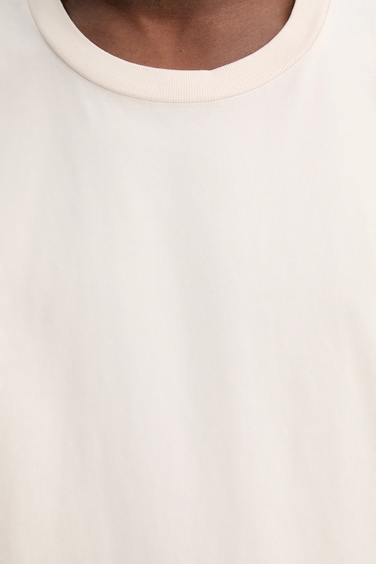 American Vintage t-shirt bawełniany MFIZ02A beżowy