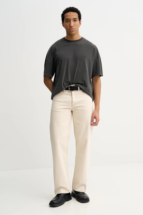 American Vintage t-shirt MPYM02A czarny AA00