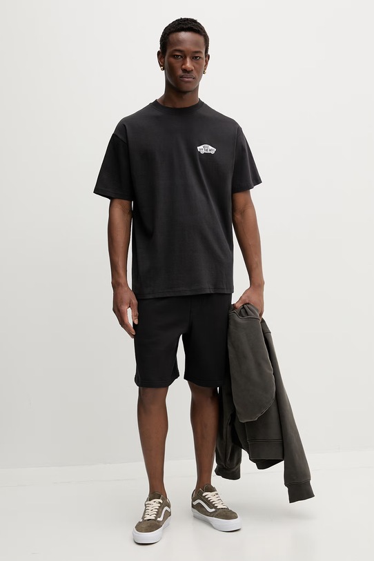 Vans t-shirt męski bawełniany VN000SYDY281 czarny AA00