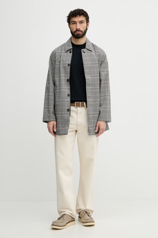 Armani Exchange t-shirt męski bawełniany 8NZM5C.ZM3JZ.NOS granatowy AA00