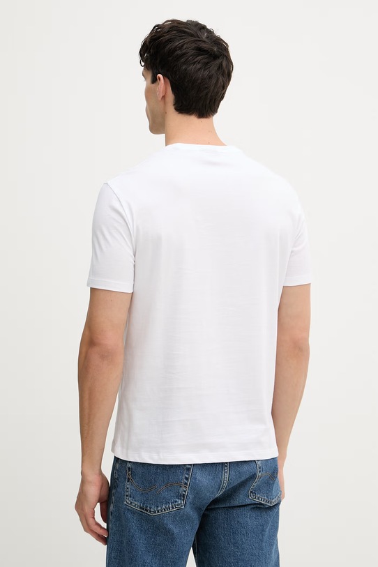 Odzież Armani Exchange t-shirt męski bawełniany XM002683.AF10356.NOS biały