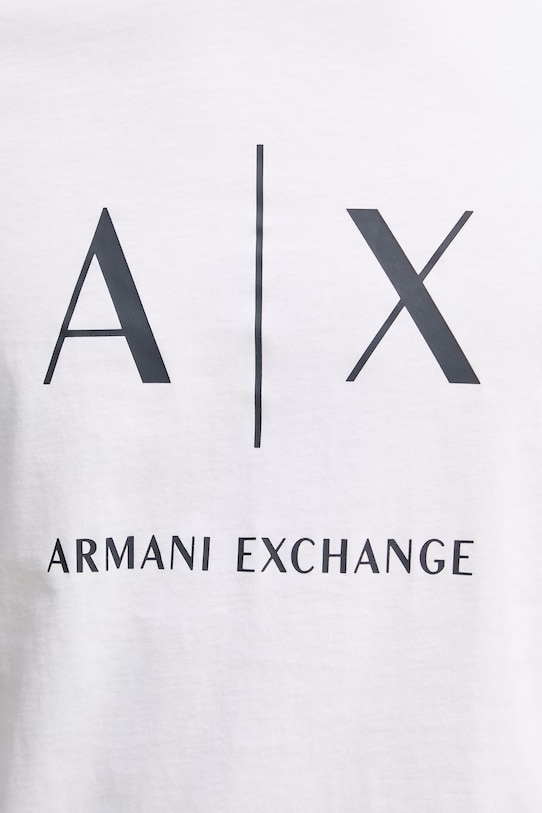 Armani Exchange t-shirt męski bawełniany XM002683.AF10356.NOS biały