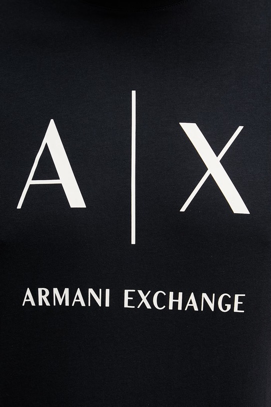 Armani Exchange t-shirt męski bawełniany XM002683.AF10356.NOS granatowy