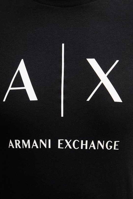 Armani Exchange t-shirt męski bawełniany XM002683.AF10356.NOS czarny