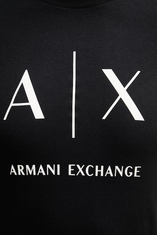 Armani Exchange t-shirt męski bawełniany XM002683.AF10356.NOS czarny