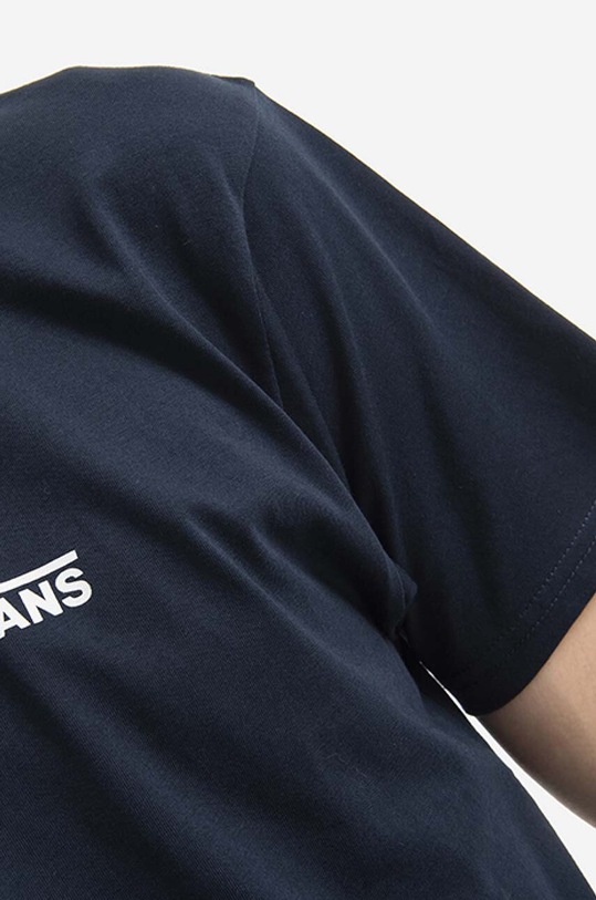 Vans cotton T-shirt Left Chest Log navy VN0A54TFNAV
