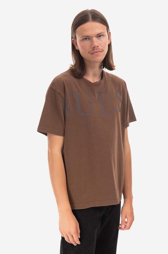 Хлопковая футболка Guess M2BI05.KBB50
