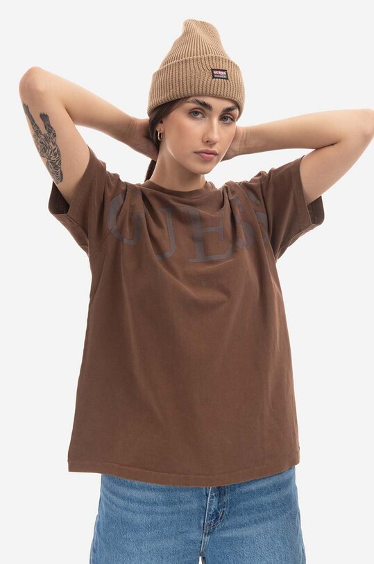 Хлопковая футболка Guess M2BI05.KBB50