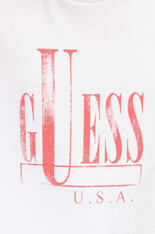 Хлопковая футболка Guess M2BI08.KBB50 белый