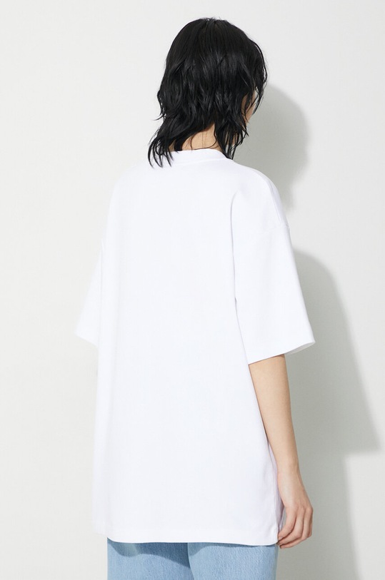 Clothing Drôle de Monsieur cotton t-shirt P01WT.WHITE white