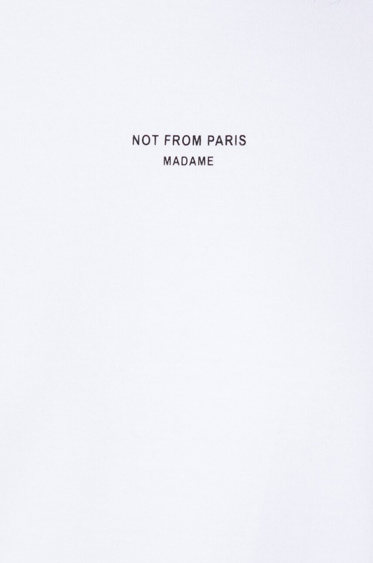 Drôle de Monsieur cotton t-shirt P01WT.WHITE