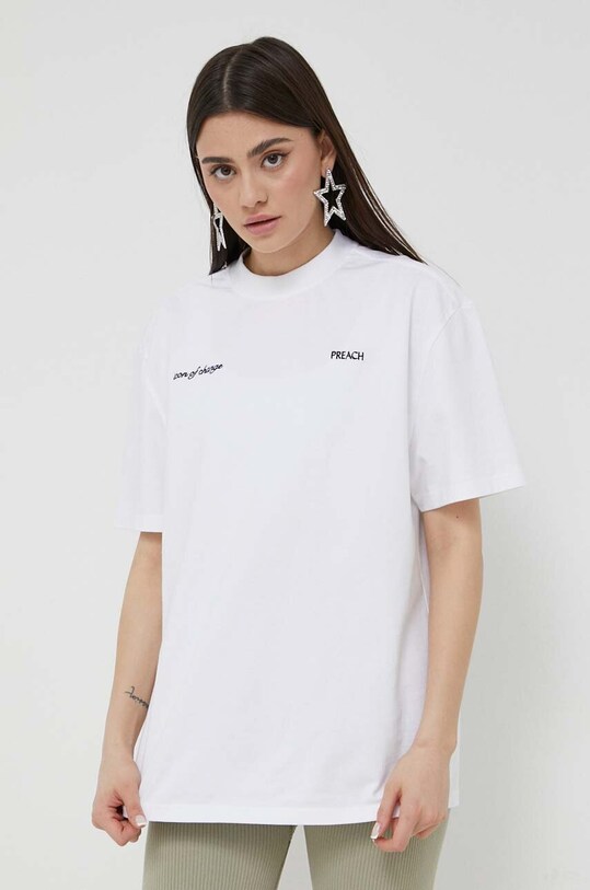 Preach t-shirt bawełniany 206313.NOS biały AA00