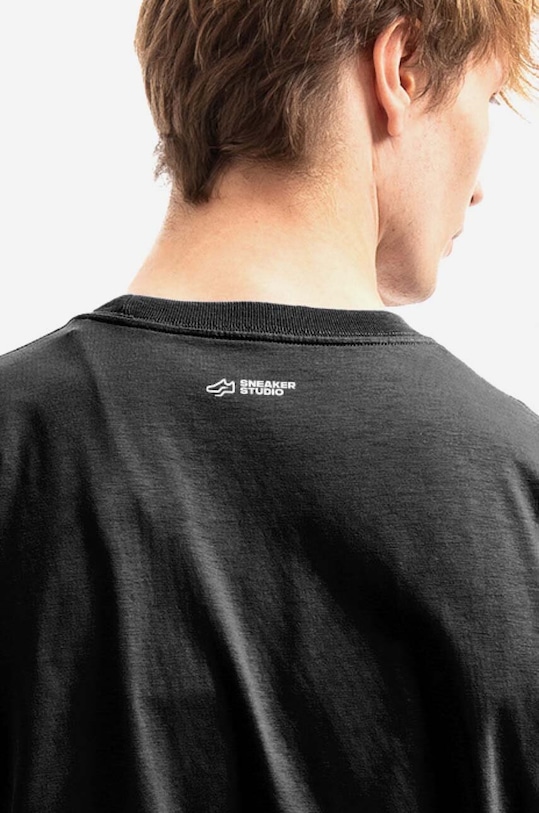 Bavlněné tričko SneakerStudio x No War SS.UA.NO.WAR.11 černá