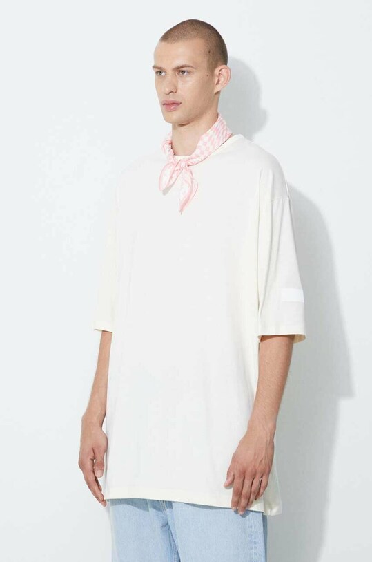 adidas Originals cotton T-shirt Y-3 Boxy Tee beige IB4801