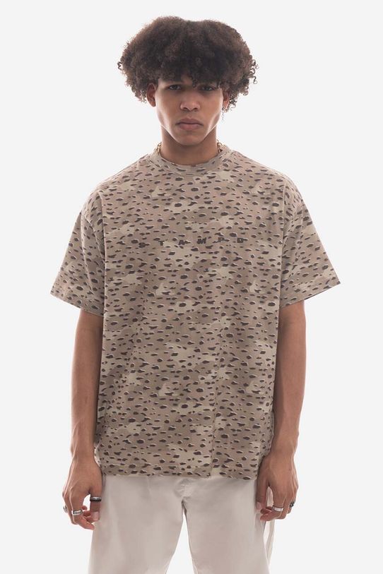 STAMPD t-shirt in cotone Camo Leopard