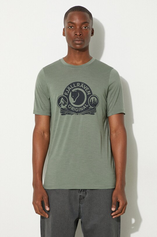 Clothing Fjallraven t-shirt F84117.614 green