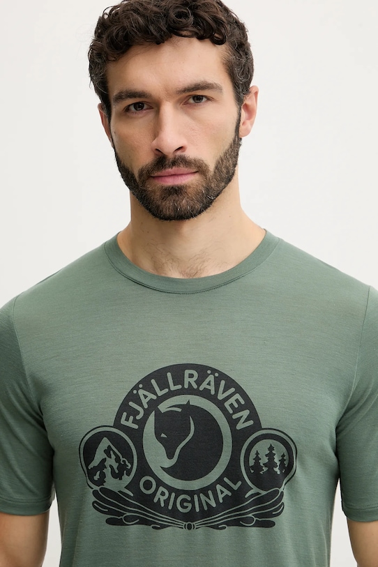 Fjallraven tricou verde F84117.614