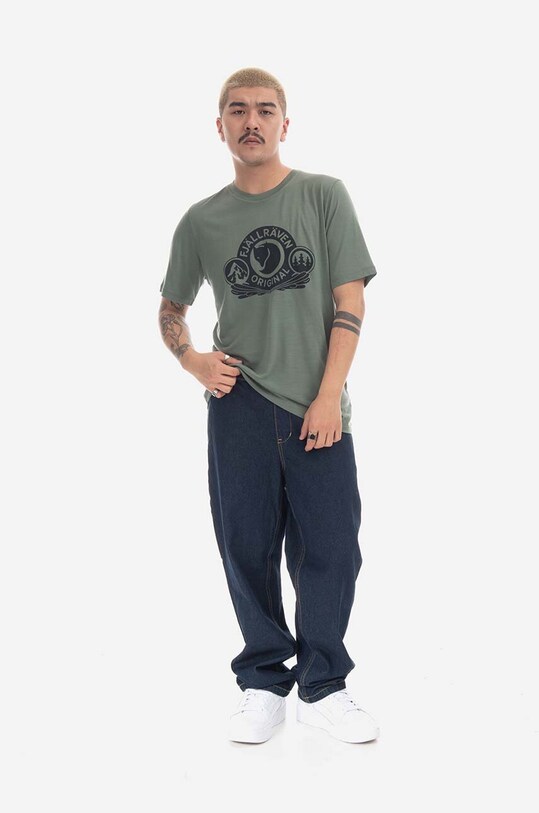 Fjallraven t-shirt Abisko Wool Classic SS F84117.614