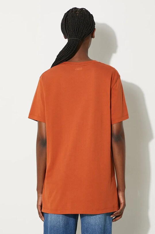 Fjallraven cotton t-shirt orange F87053.243