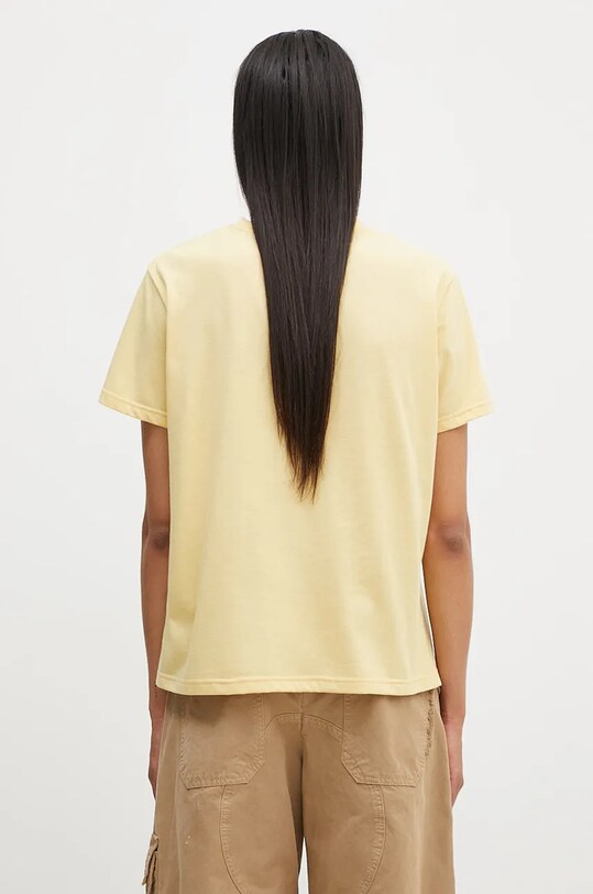 Fjallraven t-shirt Fjallraven Logo Tee F87146.133 żółty