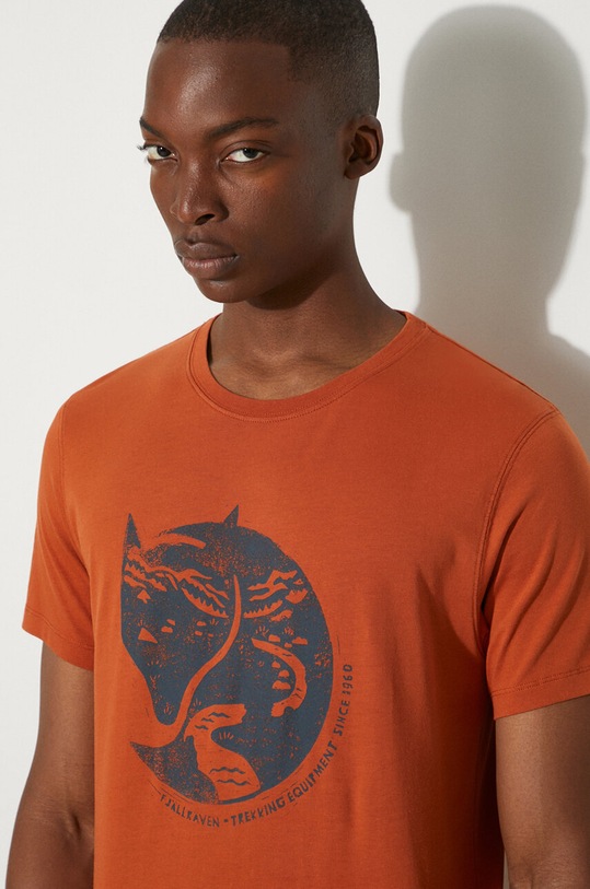 Fjallraven cotton t-shirt Arctic Fox T-shirt F87220.243