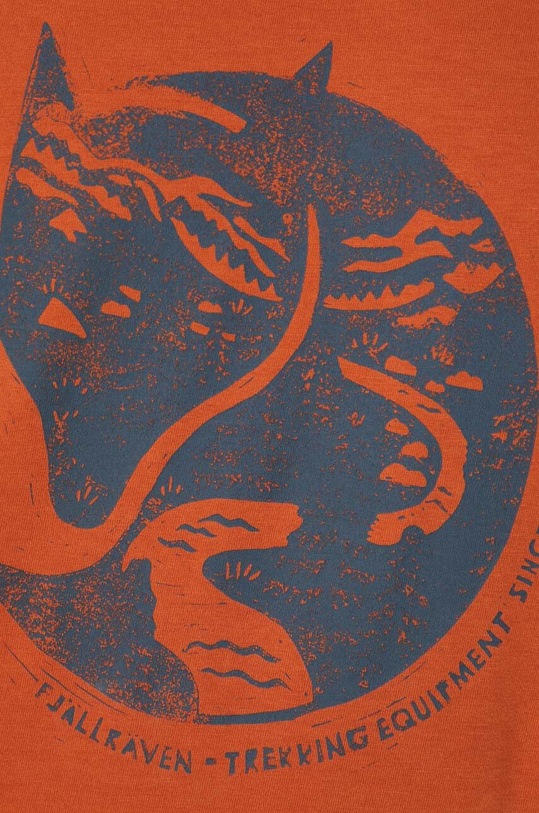 Fjallraven cotton t-shirt Arctic Fox T-shirt F87220.243