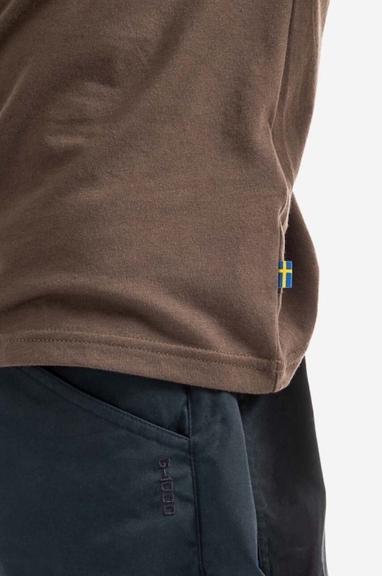 Fjallraven tricou sport Fjallraven Logo F87310.633 verde