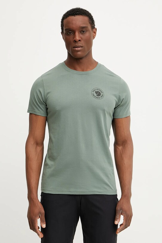 Fjallraven t-shirt 1960 Logo regular zielony F87313.614