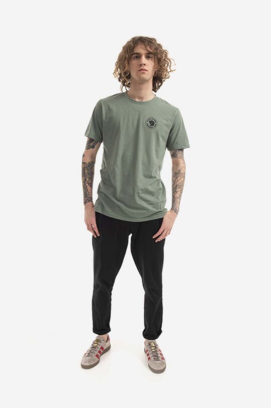 Fjallraven t-shirt 1960 Logo F87313.614 zielony SS25