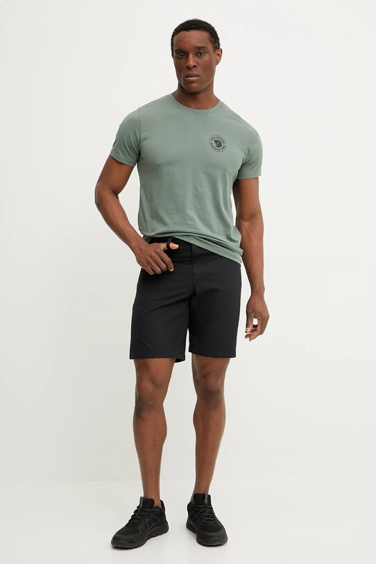 Odzież Fjallraven t-shirt 1960 Logo F87313.614 zielony