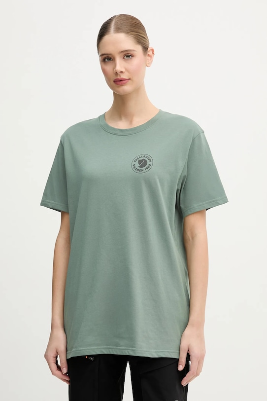 Fjallraven t-shirt 1960 Logo zielony F87313.614