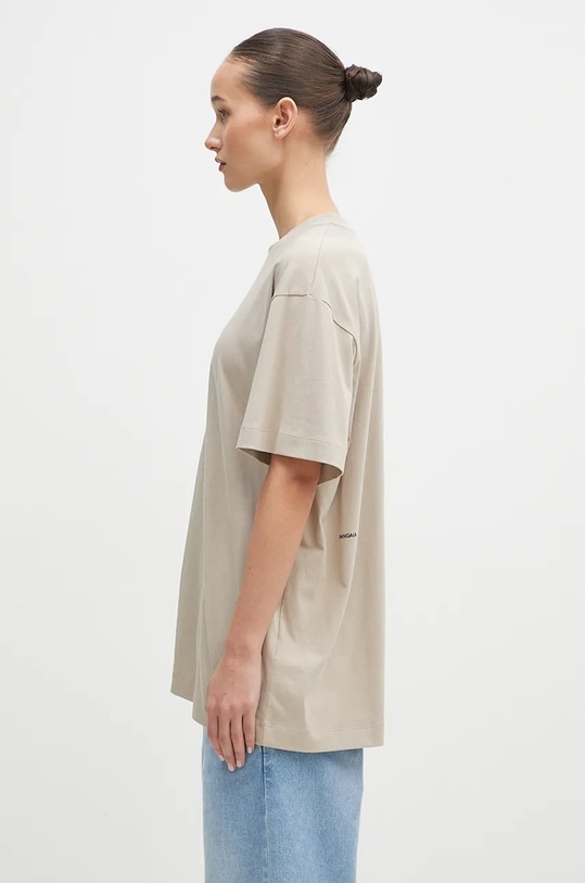 Bavlněné tričko Pangaia 10000287 béžová AA00