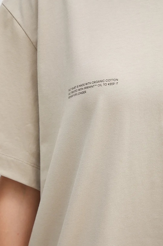 Bavlněné tričko Pangaia 10000287 béžová