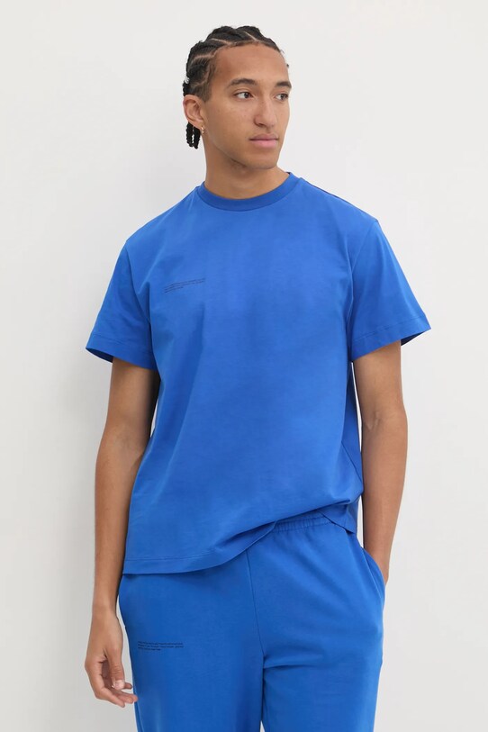 Odzież Pangaia t-shirt bawełniany 10000287 niebieski