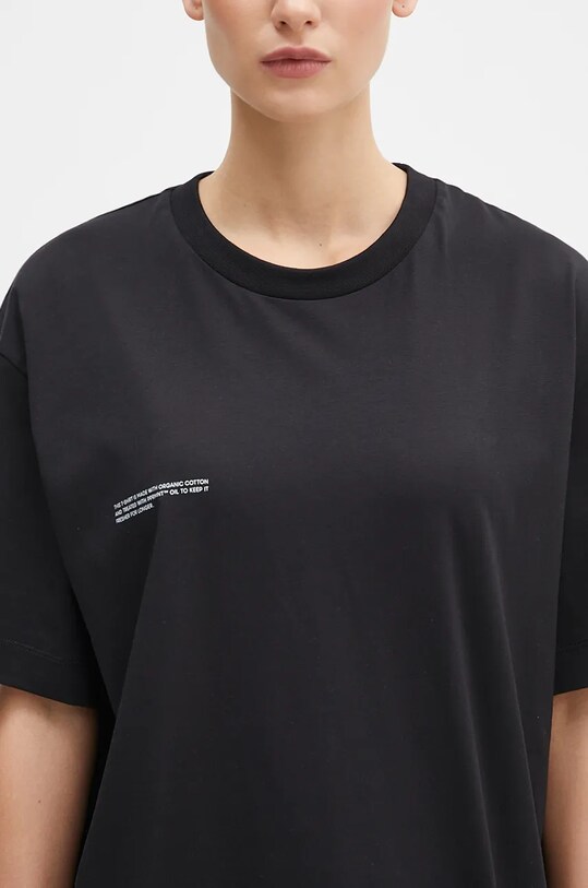 Pamučna majica Pangaia crna 10000287