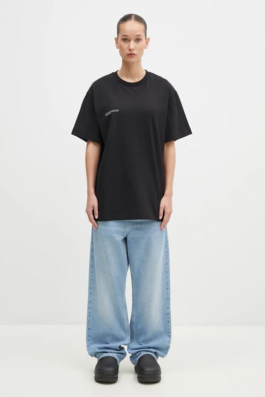 Pamučna majica Pangaia 10000287 crna