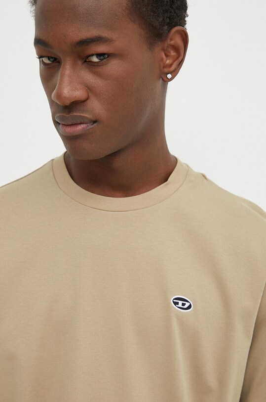 Diesel t-shirt bawełniany T-JUST-DOVAL-PJ MAGLIETTA zielony A03819.0AIJU