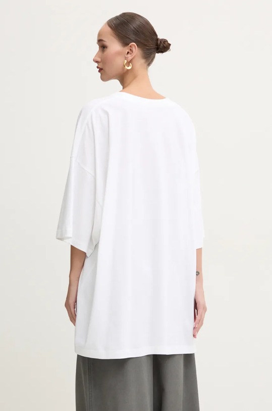 Y/Project t-shirt bawełniany EVERGREEN PARIS' BEST PINCHED T-SHIRT biały 204TS002